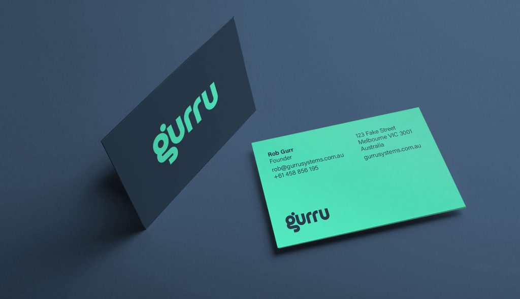 Gurru business cards