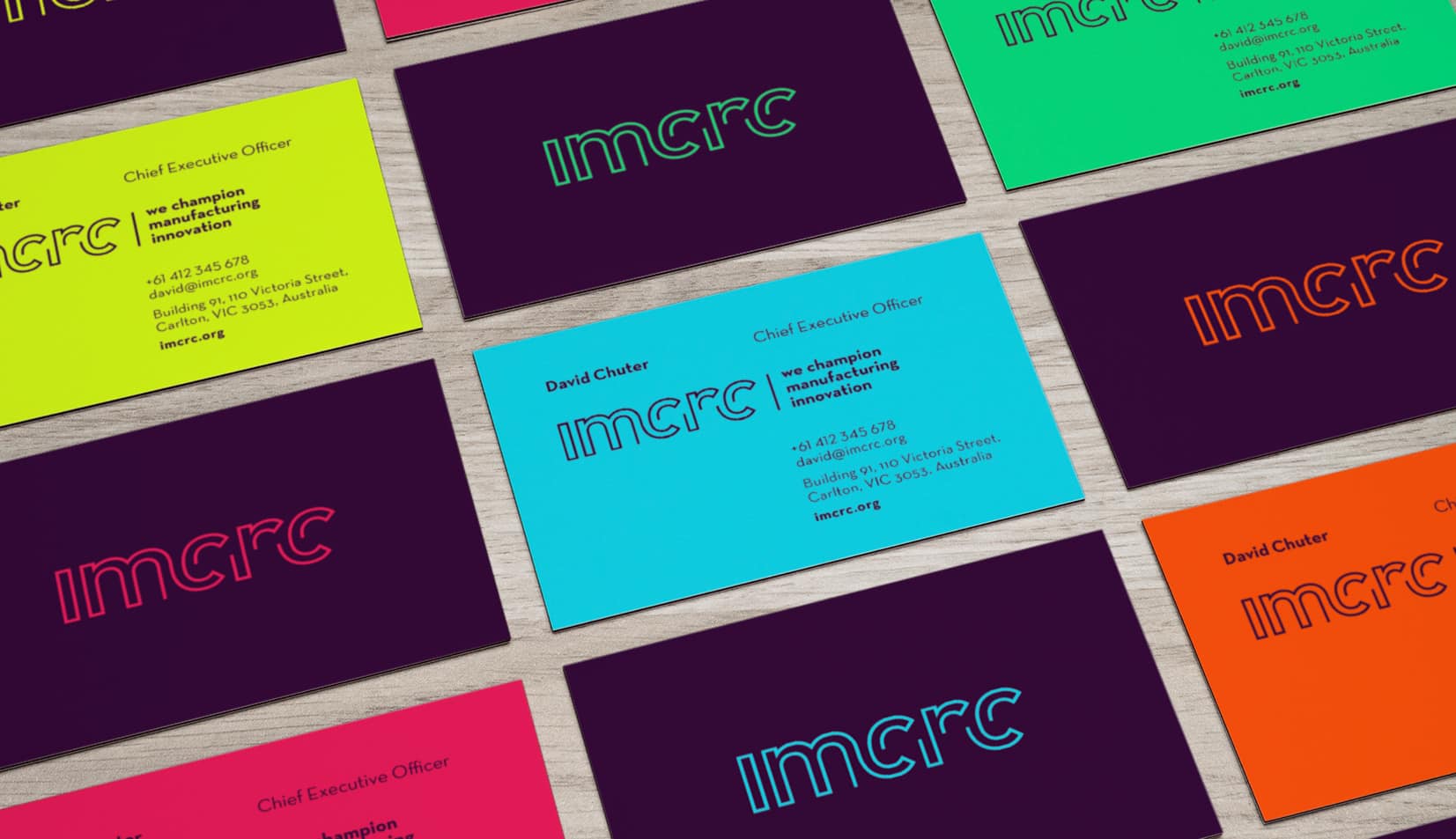 IMCRC business cards